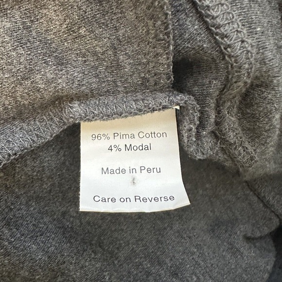 PLANET by Lauren G Womens Mock Neck Cowl Sweater Gray Dolman Sleeve One Size - Picture 5 of 6